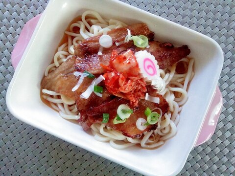 ぶっかけ焼肉キムチ冷うどん